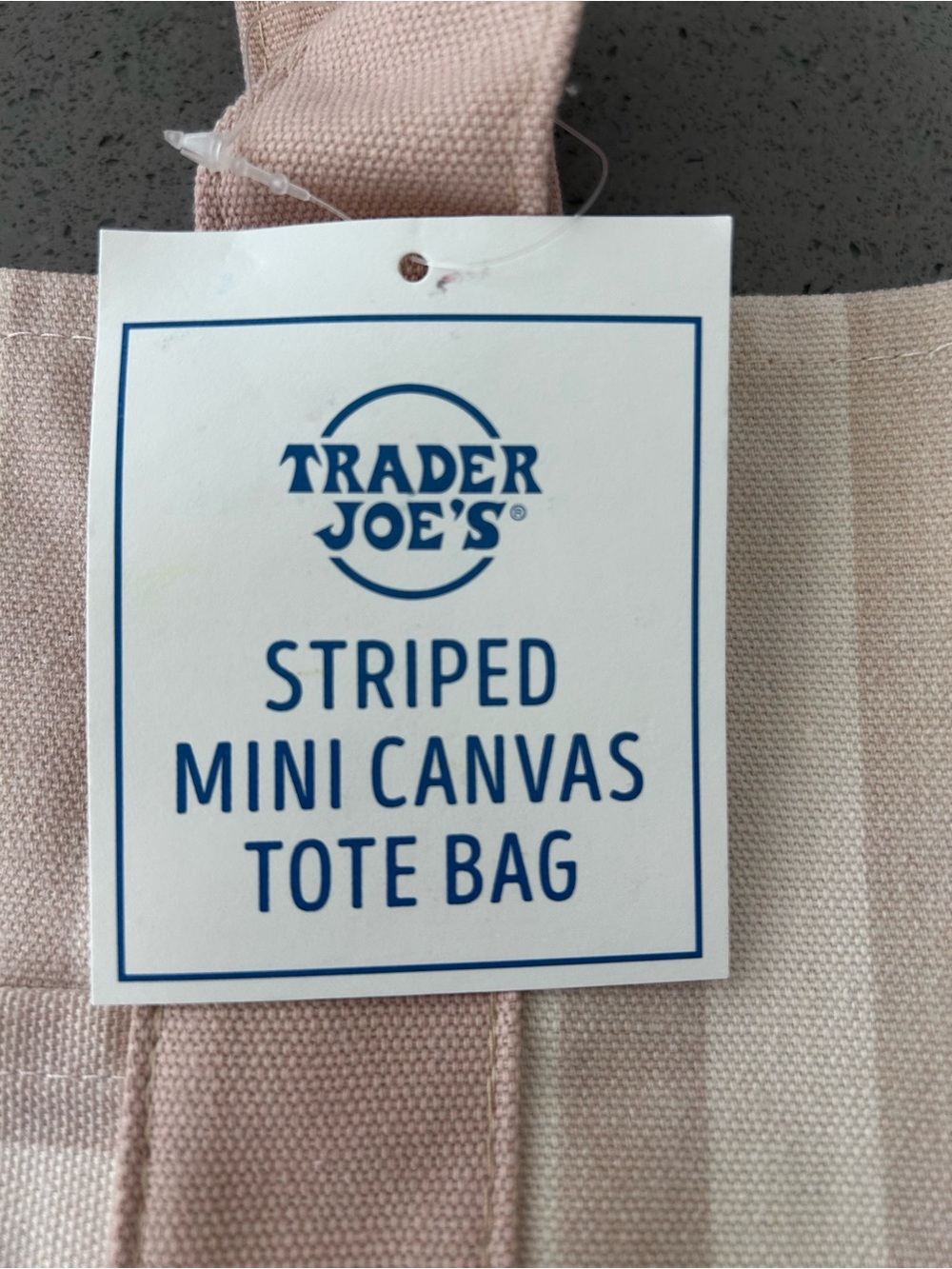Trader Joe's Pastel Stripe Mini Tote Summer Bundle - Picture 11 of 14